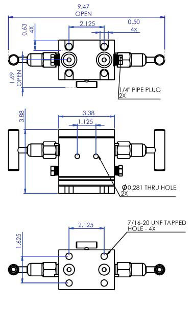 JM33 Flange x Flange